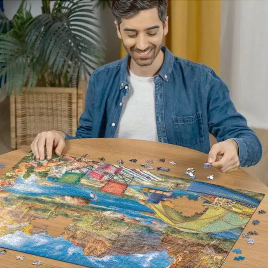 RAVENSBURGER USA CANYON CAMPING 1500 PC PUZZLE