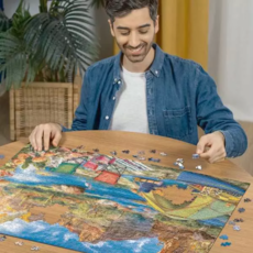 RAVENSBURGER USA CANYON CAMPING 1500 PC PUZZLE