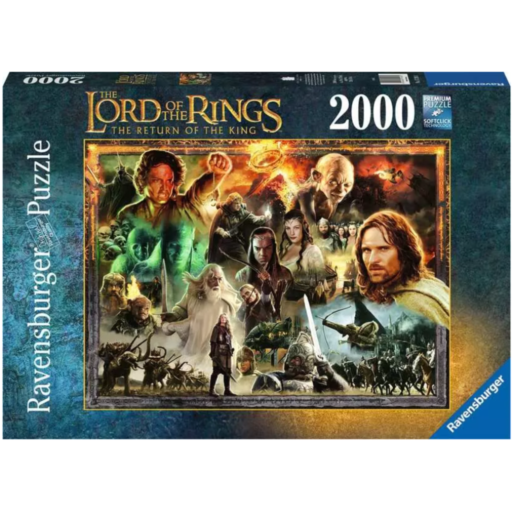 RAVENSBURGER USA RETURN OF THE KING 2000 PC PUZZLE