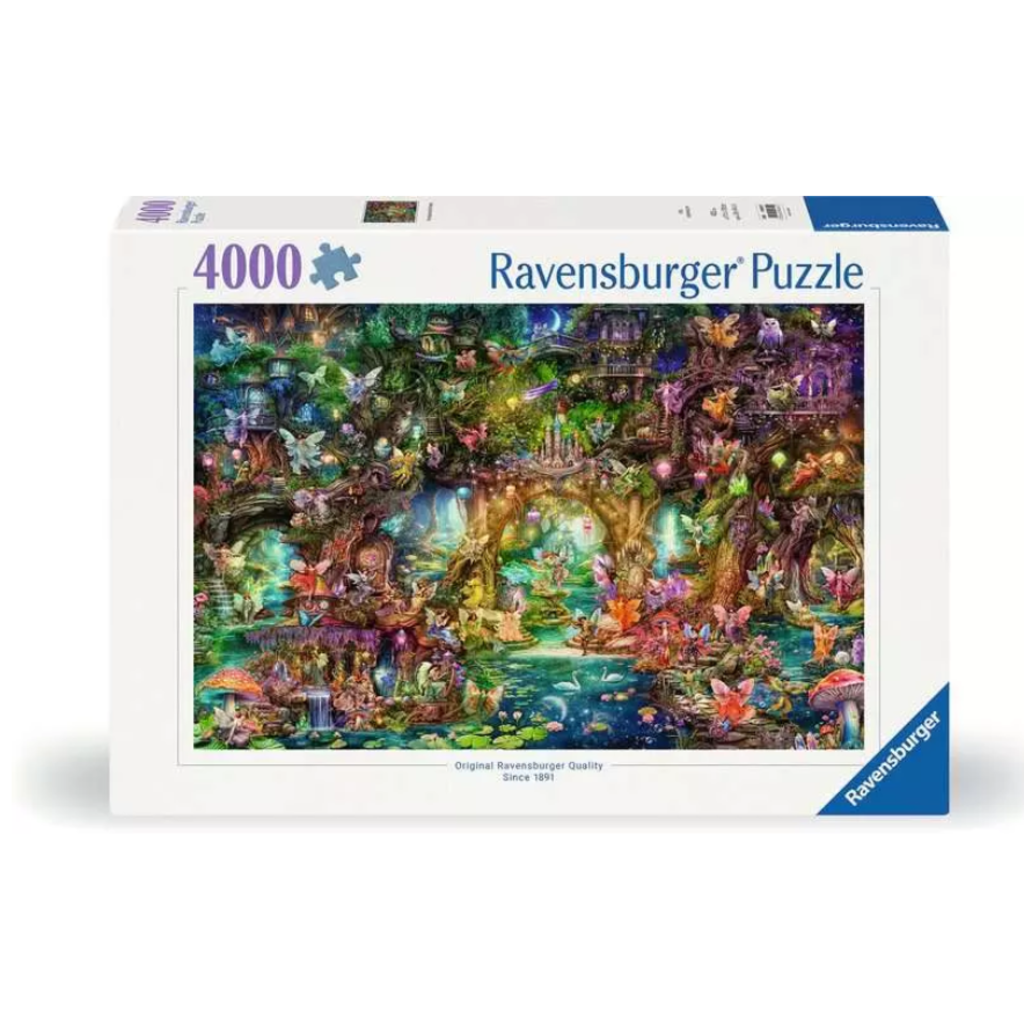 RAVENSBURGER USA HIDDEN WORLD OF FAIRIES 4000 PC PUZZLE
