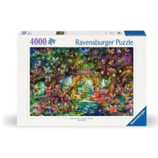 RAVENSBURGER USA HIDDEN WORLD OF FAIRIES 4000 PC PUZZLE