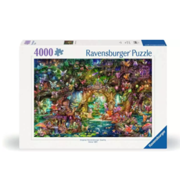 RAVENSBURGER USA HIDDEN WORLD OF FAIRIES 4000 PC PUZZLE