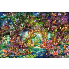 RAVENSBURGER USA HIDDEN WORLD OF FAIRIES 4000 PC PUZZLE