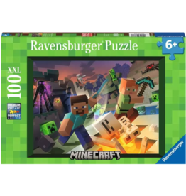 RAVENSBURGER USA MONSTER MINECRAFT 100 PIECE XXL PUZZLE