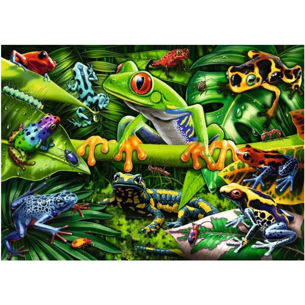 RAVENSBURGER USA AMAZING AMPHIBIANS 35 PC PUZZLE*