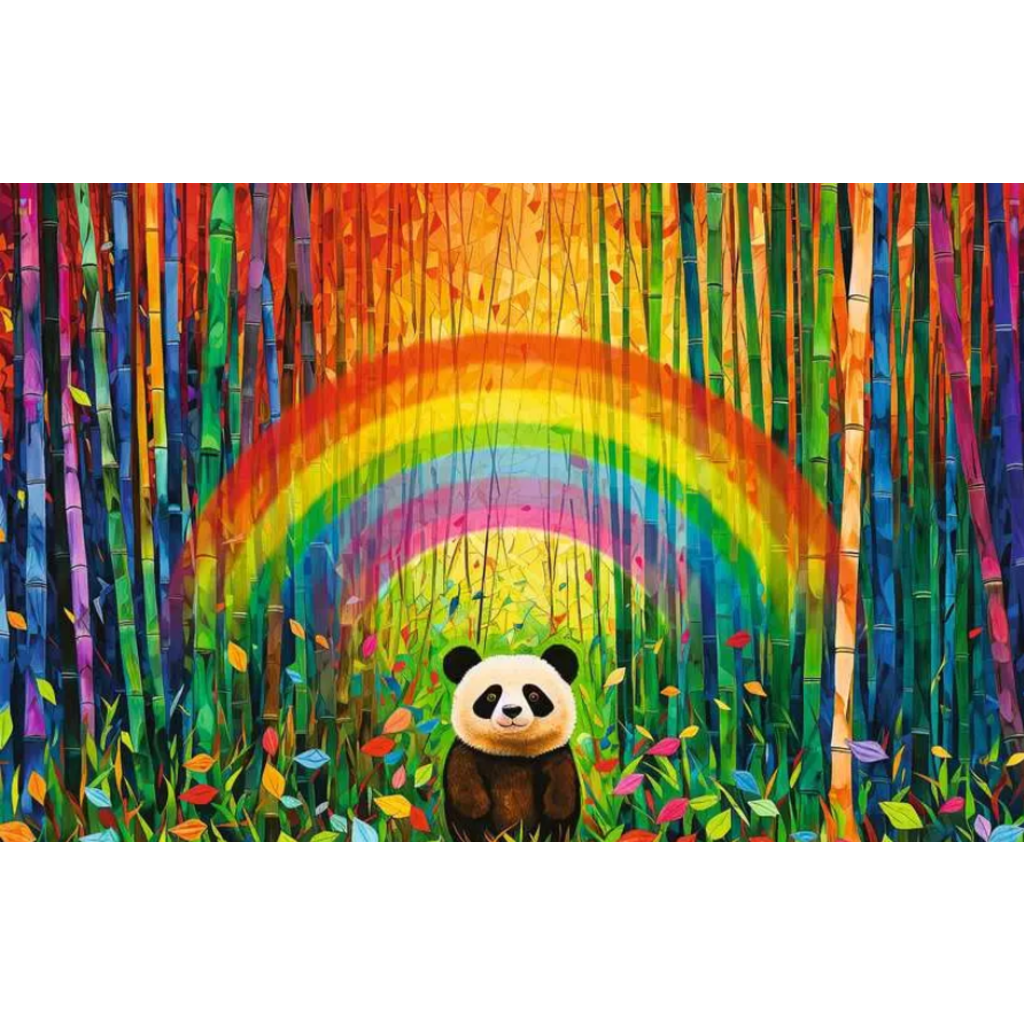RAVENSBURGER USA 200 PC PUZZLE MOMENT BAMBOO PANDA