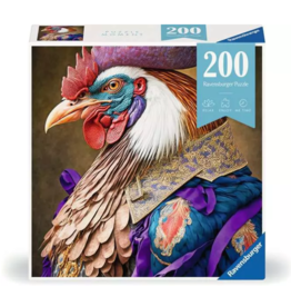 RAVENSBURGER USA 200 PC PUZZLE MOMENT ROOSTER GENERAL