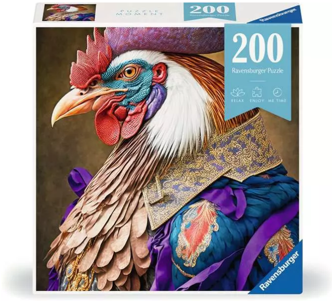 200 PC PUZZLE MOMENT ROOSTER GENERAL*