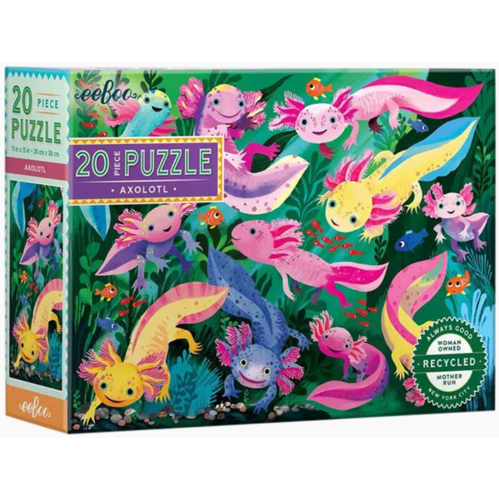 EEBOO AXOLOTL 20 PC PUZZLE