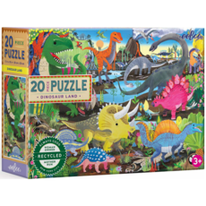 EEBOO DINOSAUR LAND 20 PC PUZZLE