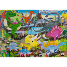 EEBOO DINOSAUR LAND 20 PC PUZZLE