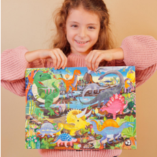 EEBOO DINOSAUR LAND 20 PC PUZZLE