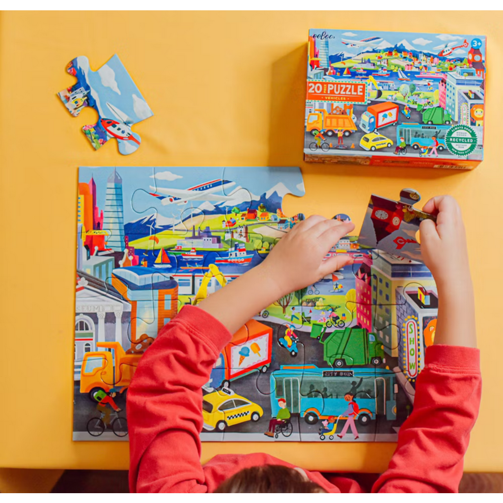 EEBOO VEHICLES 20 PC PUZZLE