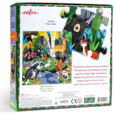 EEBOO WOODLAND 64 PC PUZZLE