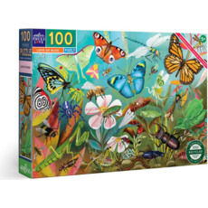 EEBOO LOVE OF BUGS 100 PC PUZZLE