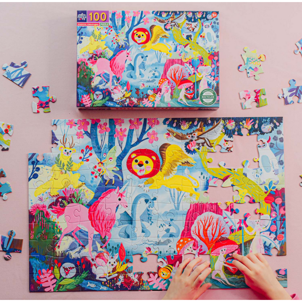 EEBOO MAGICAL CREATURES 100 PC PUZZLE