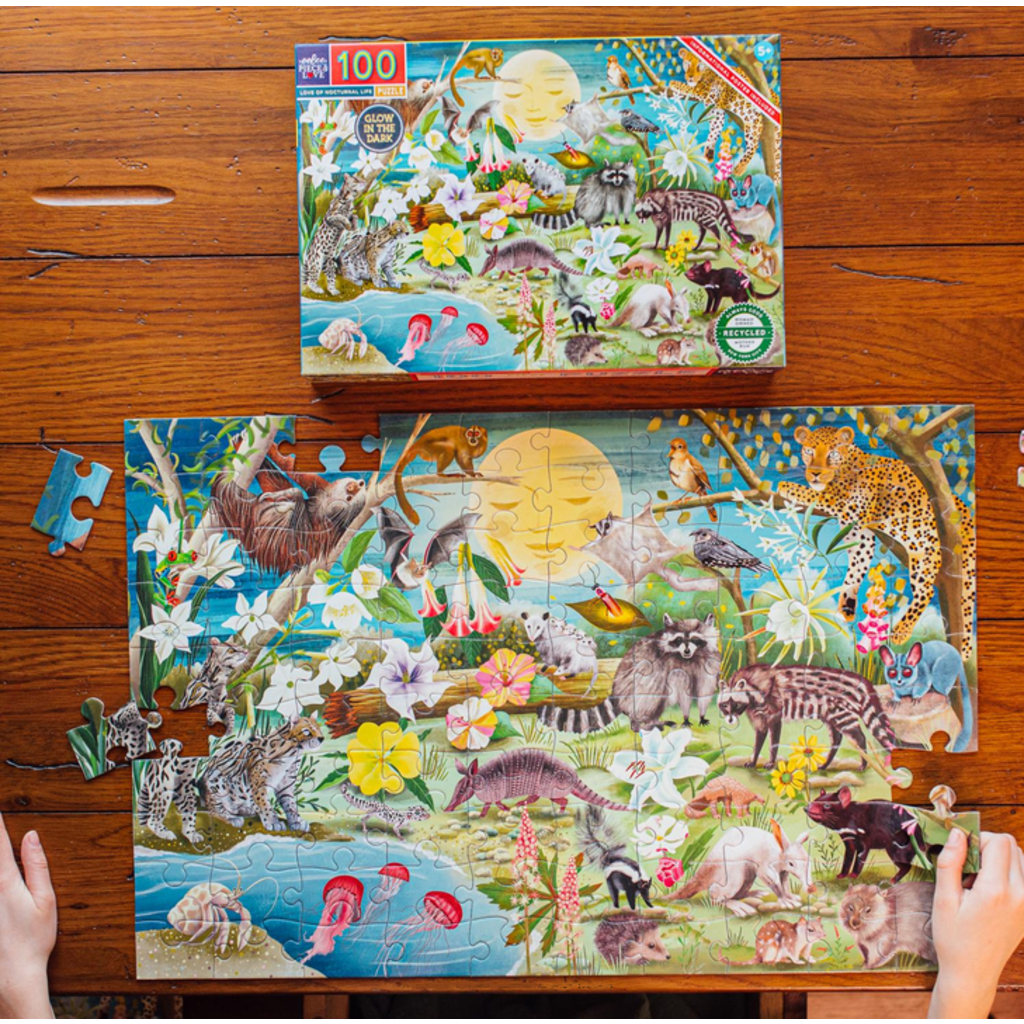 EEBOO LOVE OF NOCTURNAL LIFE 100 PC PUZZLE