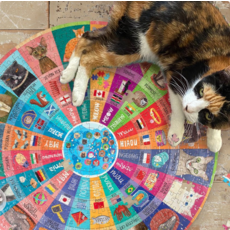 EEBOO CATS OF THE WORLD 500 PC PUZZLE