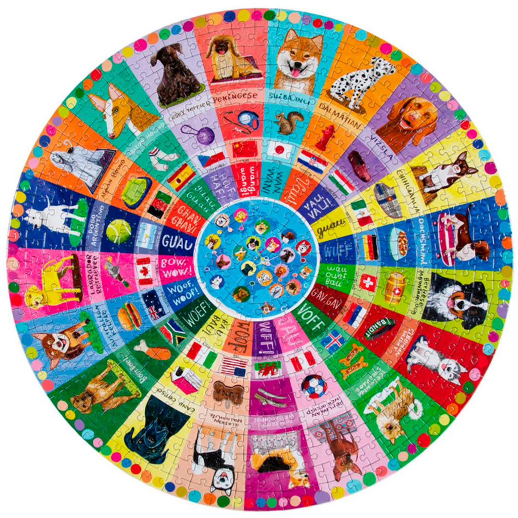 EEBOO DOGS OF THE WORLD 500 PC PUZZLE