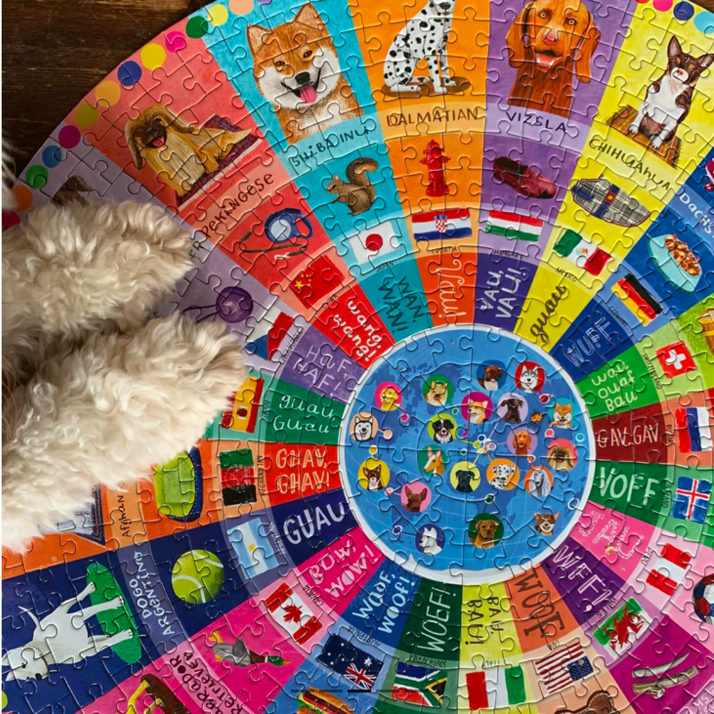 EEBOO DOGS OF THE WORLD 500 PC PUZZLE