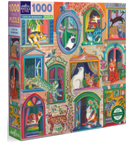 EEBOO CATS IN WINDOWS 1000 PC PUZZLE
