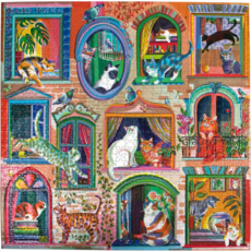 EEBOO CATS IN WINDOWS 1000 PC PUZZLE