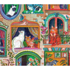 EEBOO CATS IN WINDOWS 1000 PC PUZZLE