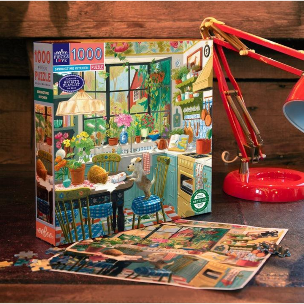 EEBOO SPRINGTIME KITCHEN 1000 PC PUZZLE