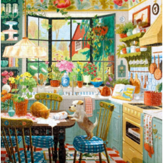 EEBOO SPRINGTIME KITCHEN 1000 PC PUZZLE