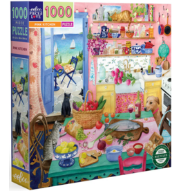 EEBOO PINK KITCHEN 1000 PC PUZZLE