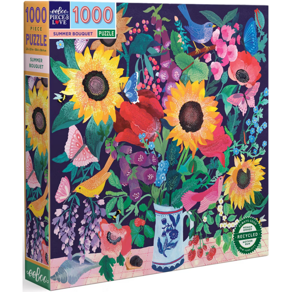 EEBOO SUMMER BOUQUET 1000 PC PUZZLE