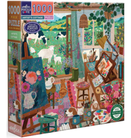 EEBOO ARTIST'S COTTAGE 1000 PC PUZZLE