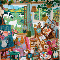 EEBOO ARTIST'S COTTAGE 1000 PC PUZZLE