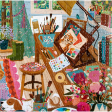 EEBOO ARTIST'S COTTAGE 1000 PC PUZZLE