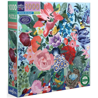 EEBOO SPRING BOUQUET 1000 PC PUZZLE