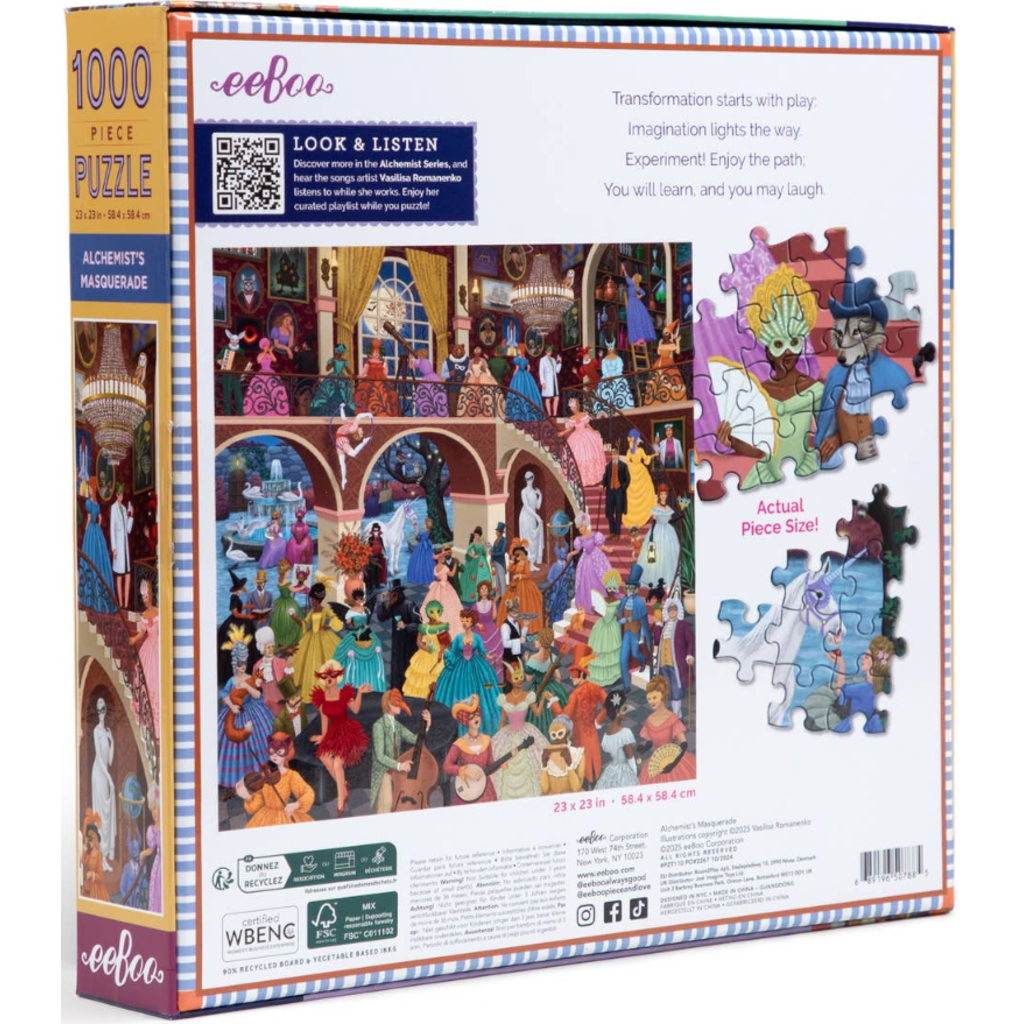 EEBOO ALCHEMIST'S MASQUERADE 1000 PC PUZZLE