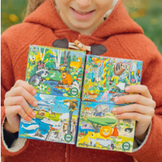 EEBOO WILD HABITATS ASST. MINI 36 PC PUZZLE