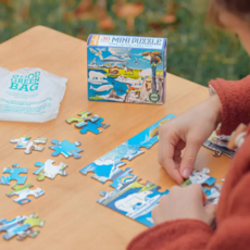 EEBOO WILD HABITATS ASST. MINI 36 PC PUZZLE