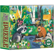 EEBOO WILD HABITATS ASST. MINI 36 PC PUZZLE
