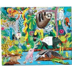 EEBOO WILD HABITATS ASST. MINI 36 PC PUZZLE