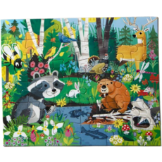 EEBOO WILD HABITATS ASST. MINI 36 PC PUZZLE
