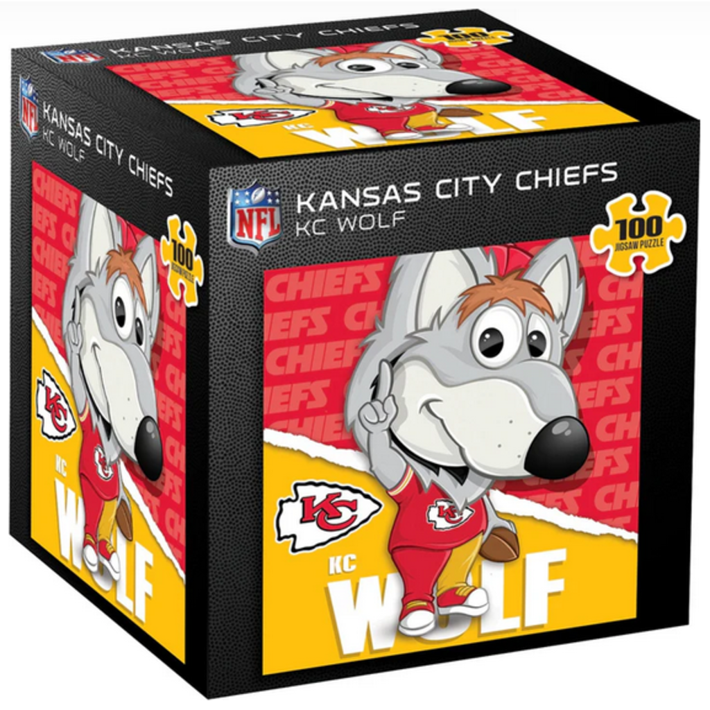 MASTER PIECES MASCOT 100 PC PUZZLE  KC WOLF*