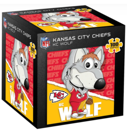 MASTER PIECES MASCOT 100 PC PUZZLE  KC WOLF*