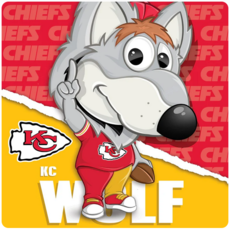 MASTER PIECES MASCOT 100 PC PUZZLE  KC WOLF*