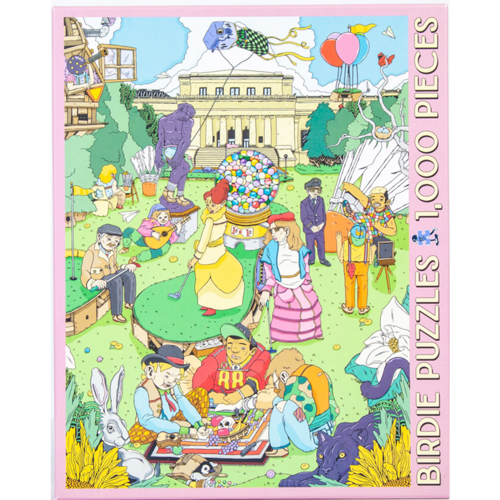 KANSAS CITY PUZZLE COMPANY NELSON-ATKINS LAWN ART 1000 PC PUZZLE