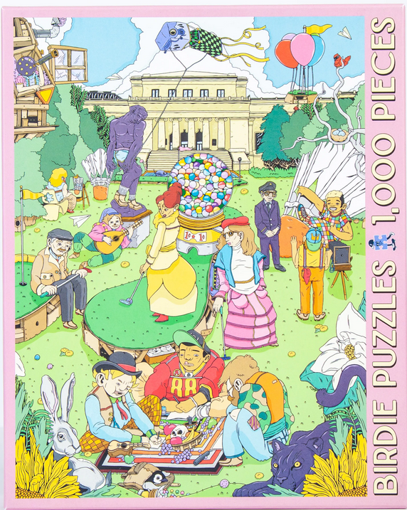 NELSON-ATKINS LAWN ART 1000 PC PUZZLE*
