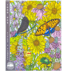 KANSAS CITY PUZZLE COMPANY FIELDS & FLOWERS 1000 PC PUZZLE