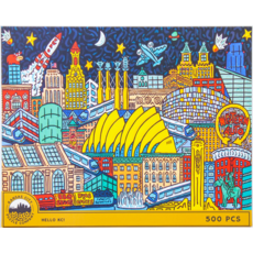 KANSAS CITY PUZZLE COMPANY HELLO KC! 500 PC PUZZLE