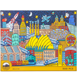 KANSAS CITY PUZZLE COMPANY HELLO KC! 500 PC PUZZLE