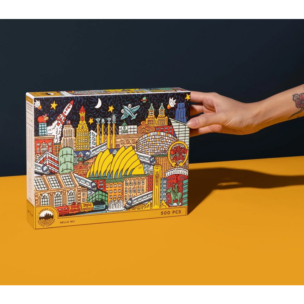 KANSAS CITY PUZZLE COMPANY HELLO KC! 500 PC PUZZLE